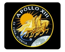 Apollo 13 Mission Logo Mouse Pad 1/8 Thick picture