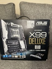 Asus X99-DELUXE ATX Motherboard LGA2011-3 DDR4 USB3.0 + I/O Shield picture