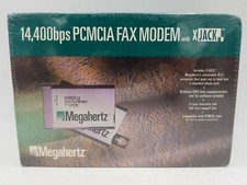 Megahertz 14,400bps PCMCIA Fax Modem with XJack for Palmtop Handheld PC Computer picture