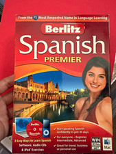 Berlitz Spanish Premier Language Course Software, Audio CD for Mac/Win XP/Vista picture