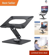Compatible with 10-15.6 Inch Laptops Adjustable Ergonomic Foldable Aluminum L... picture