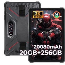 Rugged Tablet 2K 11 inch Android 14 Tablets - 20080mAh Waterproof Tablet 20GB+25 picture
