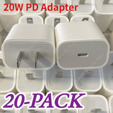 20x Lot 20W USB Type C Power Adapter Fast Charger Cube Block For iPhone Android picture