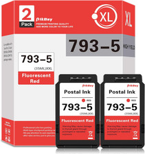 2-Pack SL-793-5 Ink Cartridge Replacement for Pitney Bowes 793-5 Red Ink Cartrid picture
