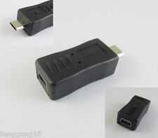 10pcs Micro 5 Pin Male Plug USB To Mini 5 Pin Female Converter Adapter Connector picture