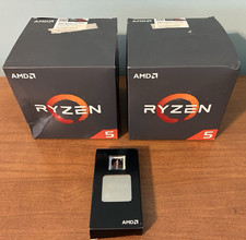 AMD Ryzen 5 2600 Processor Wraith Stealth Cooler  Qty2 + Ryzen 7 1700X Lot of 3 picture