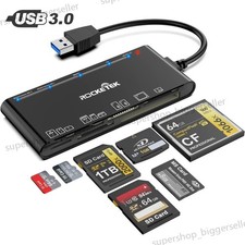 USB 3.0 Memory Card Reader, 7 in 1 Adapter Hub, for SD, CF, TF, Micro SD, XD, MS picture