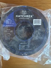 Hatchbox PLA 3D Printer Filament 1.75mm, 1 True Black and 1 Navy Blue 1kg (2) picture