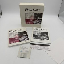 Final Data Release 3 Commodore Amiga Database Software Complete Box Tested picture
