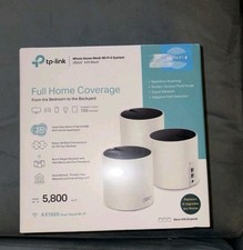 TP-LINK Deco X20 (3-pack) 1800 Mbps Mesh Ethernet Router/New In Box  picture