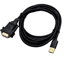 100pcs 3Ft USB 2.0 M to RS232 9 Pin Serial Adapter Cable Converter, Gold Plated picture