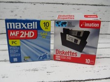 Maxell MF 2HD imation 2HD 3.5