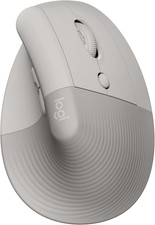Logitech Lift Vertical Ergonomic Wireless Mouse - Sand picture