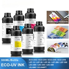 LED UV Ink For Roland ECO-UV2/UV4/UV5/UVS LEF-12 LEF-20 LEF-30 LEF-200 6pc picture