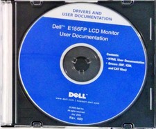 Dell E156FP LCD Monitor User Documentation - (2005 Dell, Inc.) - Used CD-ROM new picture