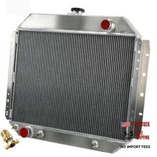 4 Row Aluminum Radiator For 1966-1979 1975 1976 1977 1978 1979 Ford F100 F150 picture