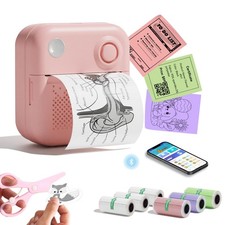 Sticker Printer Print Pods, Little Printer with 7 Rolls Thermal Printing Pape... picture