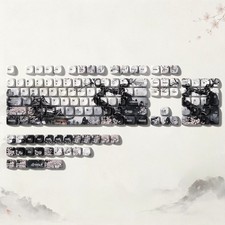 Womier PBT Keycap Set 134-143 Keys Japanese Wave MOA Profile Cherry MX picture