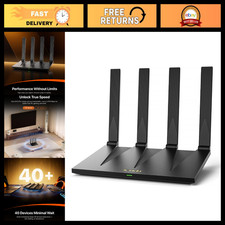 Dual-Band AX3000 WiFi 6 Router, Gigabit Internet, Mesh & AP Mode, VPN, NFC, MU-M picture