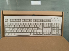 BRAND NEW SOLIDTEK PS2 Keyboard MODEL:ACK-260A 104/105 keys-VINTAGE 90S picture