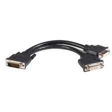 StarTech DMSDVIDVI1 8in LFH 59 Male to Dual Female DVI I DMS 59 Cable Female picture