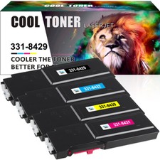 C3760 Black & Color Toner Cartridge Set for Dell C3760dn C3760n C3760dnf C3765dn picture