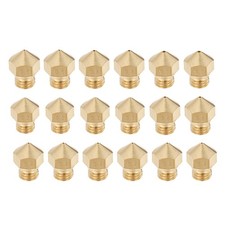 3D Printer Nozzle Fit for MK10,for 1.75mm Filament Brass,0.2mm - 1mm Total 18pcs picture