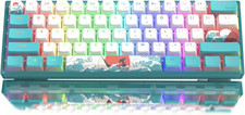 60% Percent Keyboard Gaming, Creamy Mechanical Wired Keyboard Anime picture