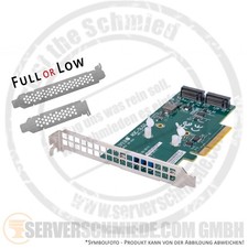 Supermicro NVMe 2x M.2 PCIe x8 Controller AOC-SLG3-2M2 +NEW+ picture