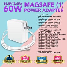 16.5V 3.65A 60W Power Adapter Charger For Apple Macbook Pro 13