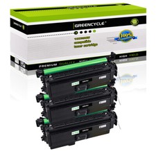 3PK CE260A Black Toner for HP Color LaserJet Enterprise CP4025dn CP4520 CP4525xh picture