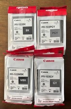 Canon PFI-103 Ink Tank Set 8pcs 130ml Genuine New Unused Expired Japan OEM picture