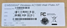 EnGenius EWS550AP AC1300 Managed Wall Plate Wireless Access Point (New Sealed) picture