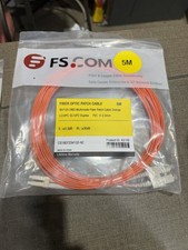FS.COM Fiber Optic Patch Cable LC/UPC-LC/UPC 5M  W562 picture