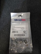 Hellermann Tyton FINSERT-W F Connector Module, White - NEW picture