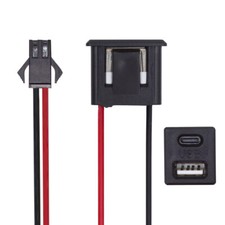 CY DIY OEM Latch Mount Type Pitch=2.54mm Type-C & Type-A to 2Pin DIY OEM Cable picture