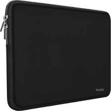 Laptop Sleeve Case 14 Inch, Resistant Neoprene Sleeve/Notebook 14 inch, Black picture