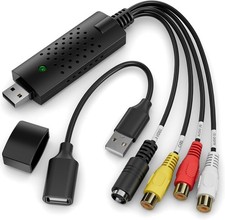 VHS to Digital Converter - Lightweight USB 2.0 Capture Card for Windows & Mac picture
