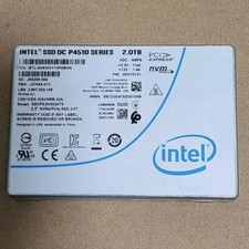 Intel P4510 2TB SSD Series DC NVME U.2 2.5