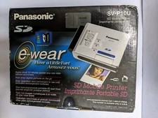 VINTAGE Panasonic e-wear SD Mobile Printer ~ Model SV-P10U ~ NEW W/ Assessories picture