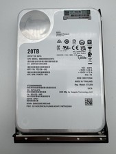*DEFECTIVE* SEAGATE HP ENTERPRISE 20TB SATA HARD DRIVE WITH CADDY ST20000NM008D picture