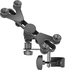 Amazon Basics Adjustable Tablet Holder for Music Stand, Secure Portable Ipad Hol picture