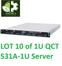 LOT 10 of 1U QCT S31A-1U Server 2xM2.2280 Barebone W Psu Motherboard W/O CPU RAM picture