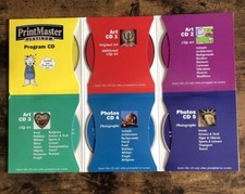 PrintMaster Platinum ‘97 6 CD’s (Program, Original, Clip Art, Photographs) picture