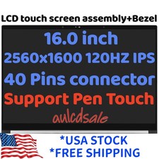 For HP Envy 16-H1055CL 16-H0055CL 2560x1600 IPS LCD Touch Screen w/Bezel 120HZ picture