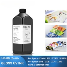 1000ML UV Varnish Gloss UV Ink  For Eps DX5 TX800 XP600 I3200 Print Head picture