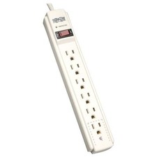 Tripp Lite TLP604 Surge Protector Lifetime Warranty 4ft Cord picture