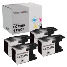 4PK LC79BK for Brother LC79 BLACK XXL Ink Cartridge MFC-J5910 MFC-J6510 MFCJ6710 picture