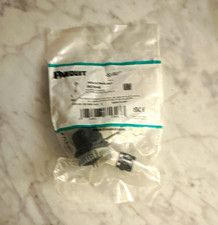 Panduit IndustrialNet IAEBH6 RJ45 to RJ45 Ethernet Plug Connector Black picture