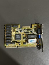 Vintage IET STARTECH WDC WD90C31-LR 1mb ISA VGA Video CARD - Working picture